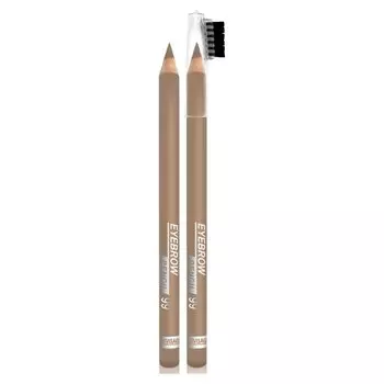 Стойкий пудровый карандаш для бровей