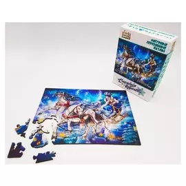 Страна сказок фигурный деревянный пазл «Снежная королева»