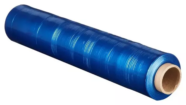 Стрейч-пленка для ручн.упак 180% 20 мкм 50 смx217м синяя 2кг нетто