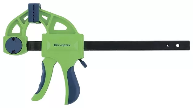 Струбцина F-образная, быстрозажимная, 900 х 70 х 1130 мм, пластиковый корпус, фиксатор, двухкомпонентная рукоятка