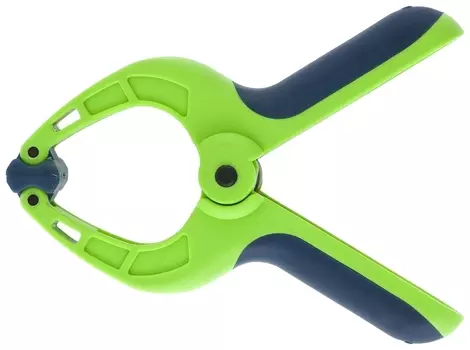 Струбцина клещеобразная 1-1/4, пластиковый корпус, двухкомпонентные рукоятки, усиленная пружина, 33 мм