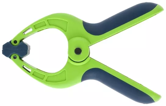 Струбцина клещеобразная 1-5/8, пластиковый корпус, двухкомпонентные рукоятки, усиленная пружина, 42 мм