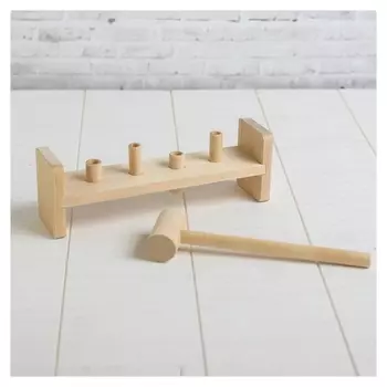 Стучалка "Гвозди-перевёртыши" 4 гвоздика