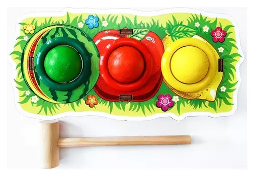 Стучалка-сортер «Фрукты» с молотком