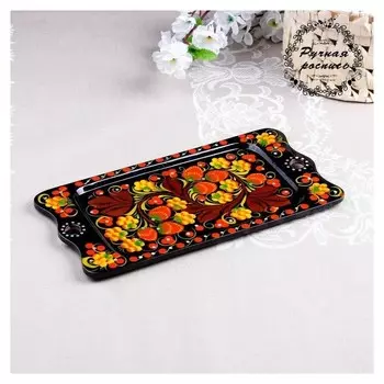 Сухарница «Стандарт», 30×15 см, хохлома