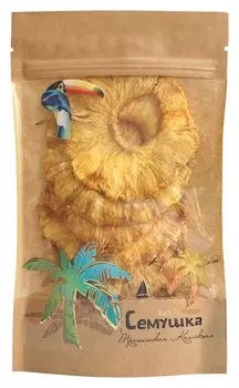 Сухофрукты ананасы семушка, 80г