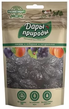 Сухофрукты чернослив дары природы без косточек 150г