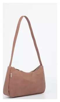 Сумка-багет, отдел на молнии, цвет светло-коричневый