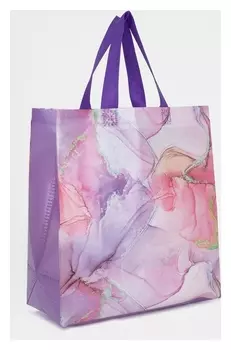 Сумка без молнии, цвет сиреневый