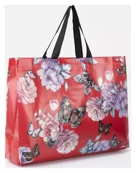 Сумка без молнии, красный