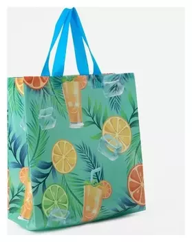 Сумка без молнии, синий