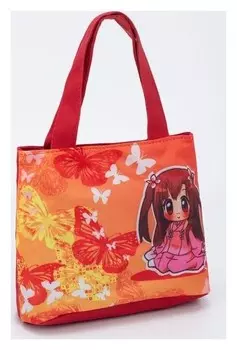 Сумка детская, отдел на магните, цвет красный