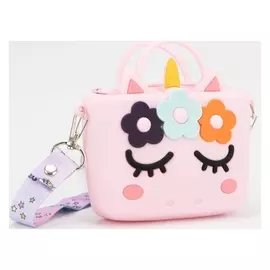 Сумка детская, отдел на молнии, регулируемый ремень, цвет розовый