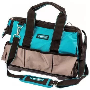 Сумка для инструмента Hand Werker, 26 карманов, дно пластик, наплечный ремень, 400 х 225 х 310 мм