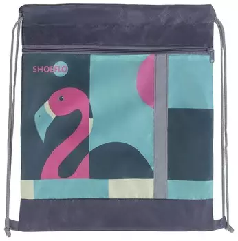 Сумка для обуви светоотражающая Фламинго