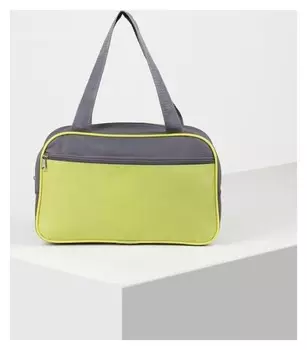 Сумка для обуви зелёный/серый