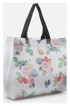 Сумка хозяйственная без молнии, 8 л, цвет белый