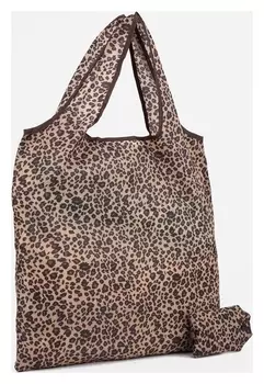 Сумка хозяйственная без застежки, цвет коричневый