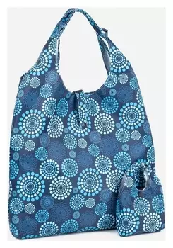 Сумка хозяйственная на кнопке, цвет синий