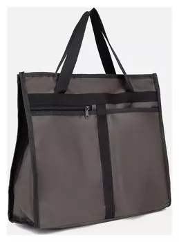 Сумка хозяйственная на молнии, цвет зелёный