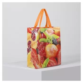 Сумка хозяйственная, отдел без молнии, цвет жёлтый