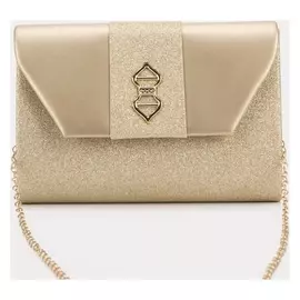 Сумка-клатч, отдел на клапане, цвет зеленый