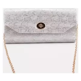 Сумка-клатч, отдел на клапане, цвет золотой