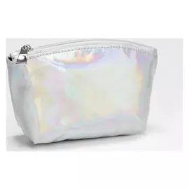 Сумка-косметичка, отдел на молнии, цвет серебро