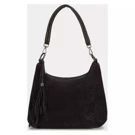 Сумка-мешок, 2 отдела на молниях, наружный карман, цвет коричневый