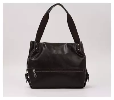 Сумка-мешок, отдел на молнии, 2 наружных кармана, цвет коричневый