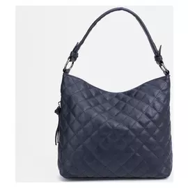 Сумка-мешок, отдел на молнии, наружный карман, длинный ремень, цвет синий