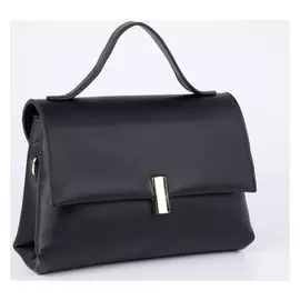 Сумка-мессенджер, отдел на клапане, цвет чёрный