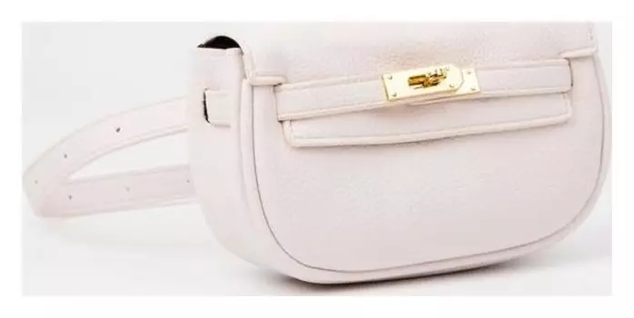 Сумка-мессенджер, отдел на клапане, длинный ремень, цвет светло-розовый