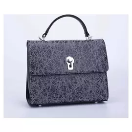 Сумка-мессенджер, отдел на клапане, наружный карман, цвет чёрный