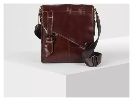 Сумка муж 8008, 24227, отд на молнии, н/карман, коричневый