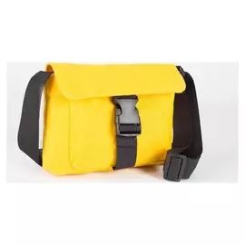 Сумка на ремешке с застежкой, цвет жёлтый