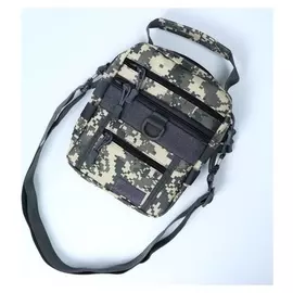 Сумка наплечная серая