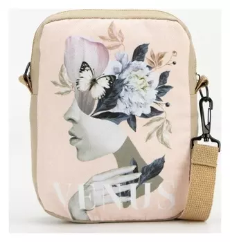 Сумка «Нежность», 15х3х20, отд на молнии, длин ремень, бежевая