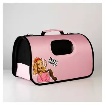 Сумка-переноска раскладная, каркасная Insta Model 43x20x27 см