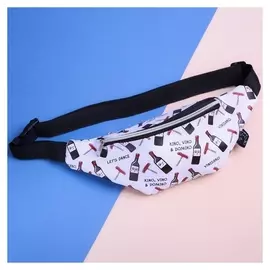 Сумка поясная «Кино вино домино»