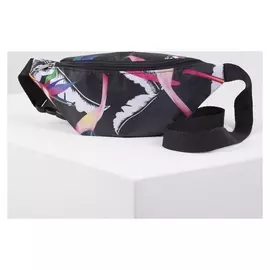 Сумка поясная, отдел на молнии, регулируемый ремень, цвет чёрный