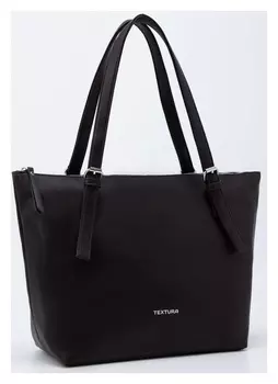 Сумка-шопер, отдел на молнии, наружный карман, цвет коричневый