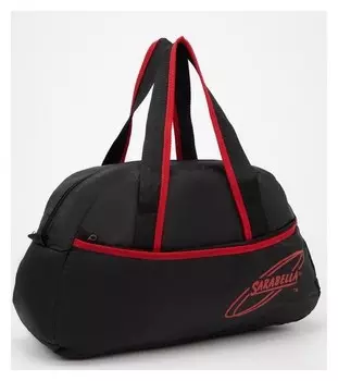 Сумка спортивная, отдел на молнии, наружный карман, цвет чёрный