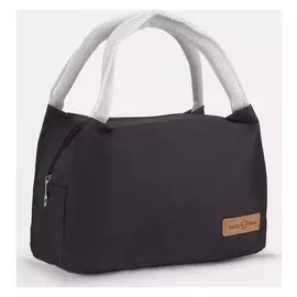 Сумка термо ланч, 22*14*17см, отдел на молнии, черный