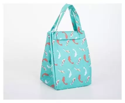 Сумка-термо, отдел на липучке, цвет зелёный