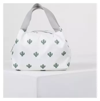 Сумка-термо, отдел на молнии, цвет бежевый