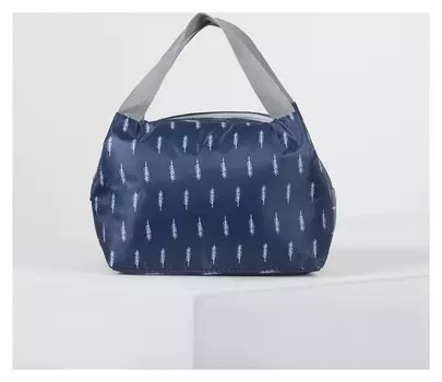 Сумка-термо, отдел на молнии, цвет синий