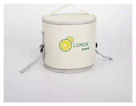 Сумка-термо отдел на молнии с расширением цвет желтый Lemon
