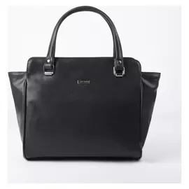 Сумка жен 1043, 30*10*27, отд на молнии, н/карман, регул ремень, черный