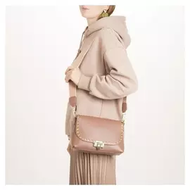 Сумка жен L-8417-7, 25*7*20, отд на молнии, длин ремень, розовый